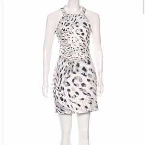 Parker Animal Print Mini Dress with Tag